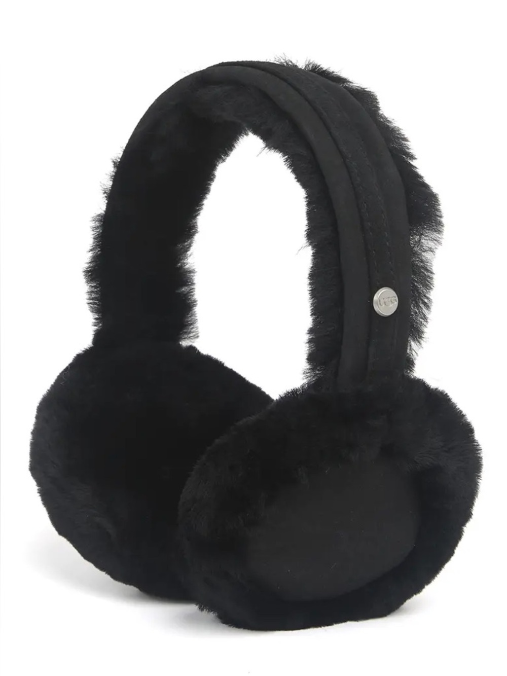 UGG W Center Strip Earmuff- Ear Warmers Black